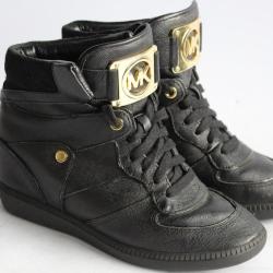 MICHAEL KORS Baskets talons compensés Nikko High Top Chaussures T37