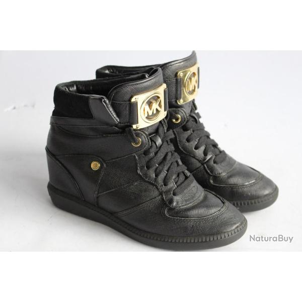 MICHAEL KORS Baskets talons compens�s Nikko High Top Chaussures T37