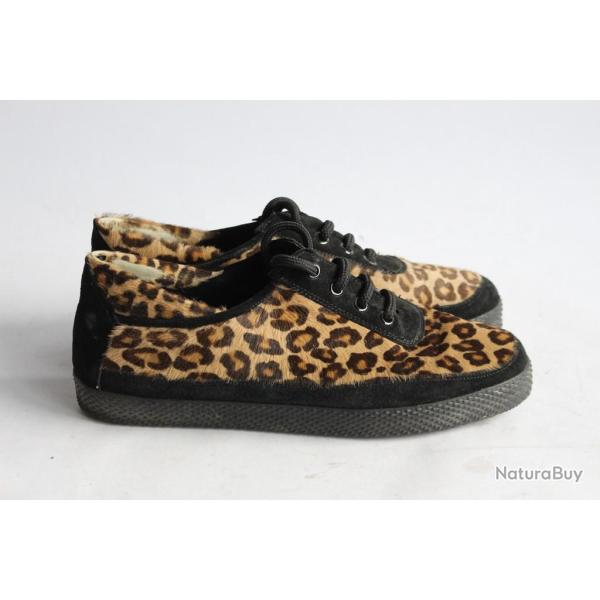 STUART WEITZMAN Baskets L�opard Chaussures T39