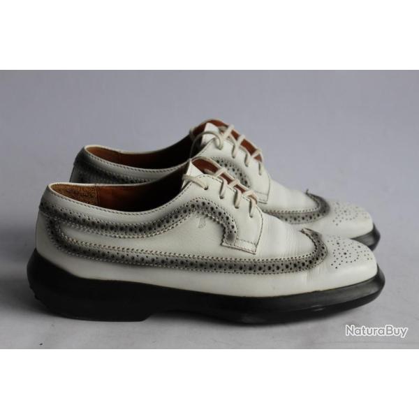 TOD'S Chaussures Derbies blanches femme T39.5