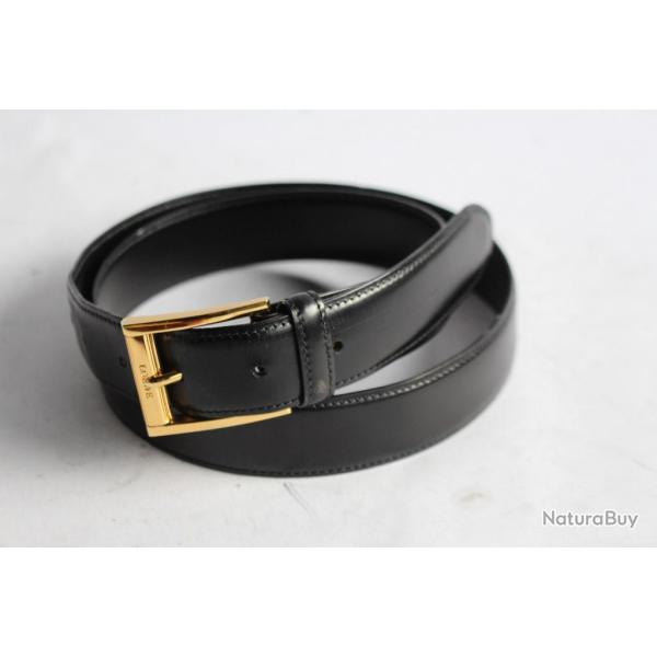 Ceinture LOEWE cuir noir T 95