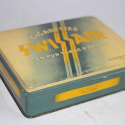 Boite a cigarettes SWISSAIR Pur tabac d'orient