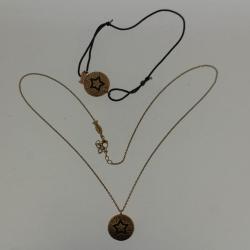 Parure collier + bracelet argent Kurshuni &Eacute;toiles Turquie bijoux