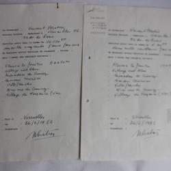 Factures et certificats Tableaux Vincent BRETON artiste peintre