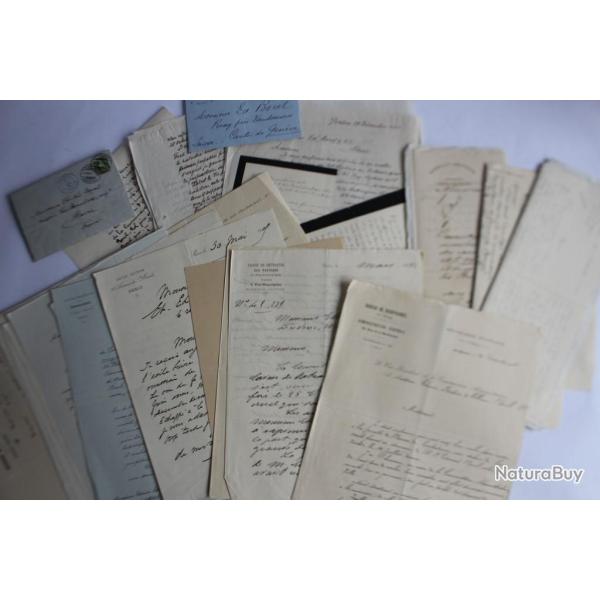 Documents Lettres Correspondances succession BOREL Scout Suisse