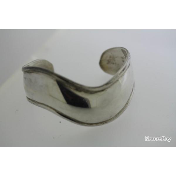 Bracelet design jonc argent bijoux