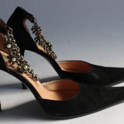 LES TROPÉZIENNES couture Sandales à talon chaussure femme