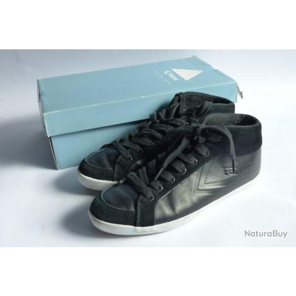 Basket montantes FEIYUE Delta mid chaussures homme cuir noir T43