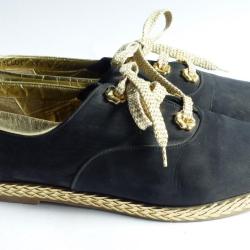 BALLY Jallut chaussure sneaker femme bleu marine T38.5