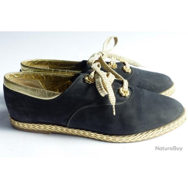 BALLY Jallut chaussure sneaker femme bleu marine T38.5