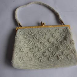 Sac de soirée en perlé de verre 1940/50