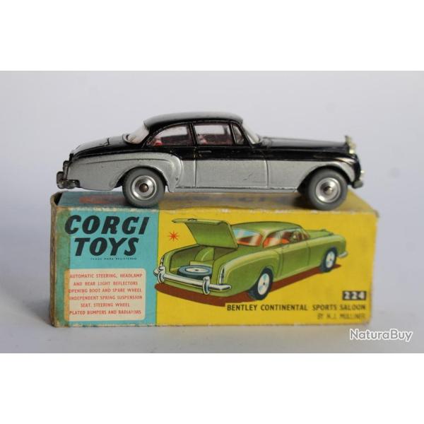 CORGI TOYS 224 Voiture Bentley continental sports saloon H.J. Mulliner