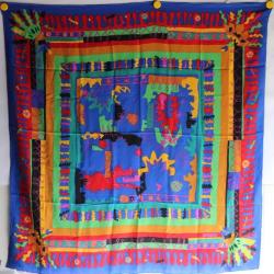 LOUIS FERAUD Châle Foulard en crêpe de soie