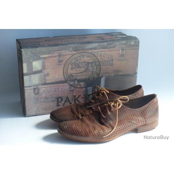Chaussures � lacets homme PAKROS Igor cuir marron T42