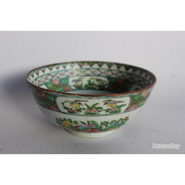 Bol porcelaine �maill�e Chine Asie