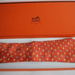 HERMÈS cravate soie 7831 UA