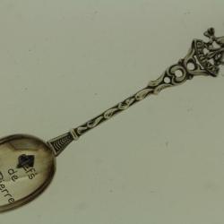 Petite cuillère souvenir Genève Clefs St-Pierre Suisse argent 1989