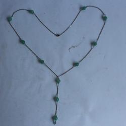 Collier sautoir argent bijoux