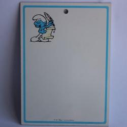 Ardoise Tableau blanc SCHTROUMPFS Peyo 1983 école