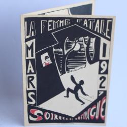 Programme théâtre Société étudiants Zofingue 1927 Suisse