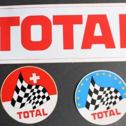 Autocollants automobiles TOTAL