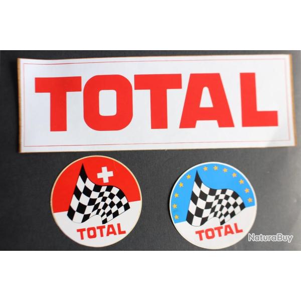 Autocollants automobiles TOTAL