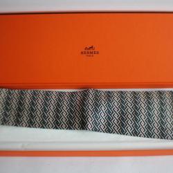 Cravate soie HERMES 7644 TA