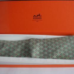 Cravate soie HERMES 7575 SA