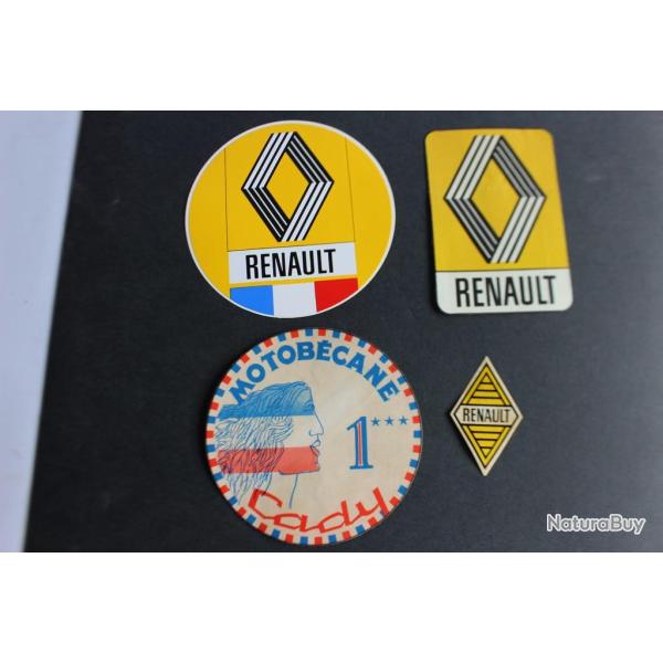 Autocollants automobiles Renault Motob�cane Cady
