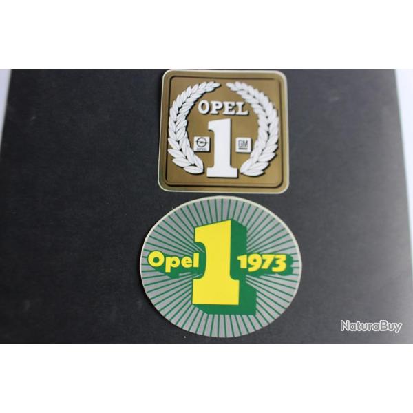 Autocollants automobiles Opel 1973