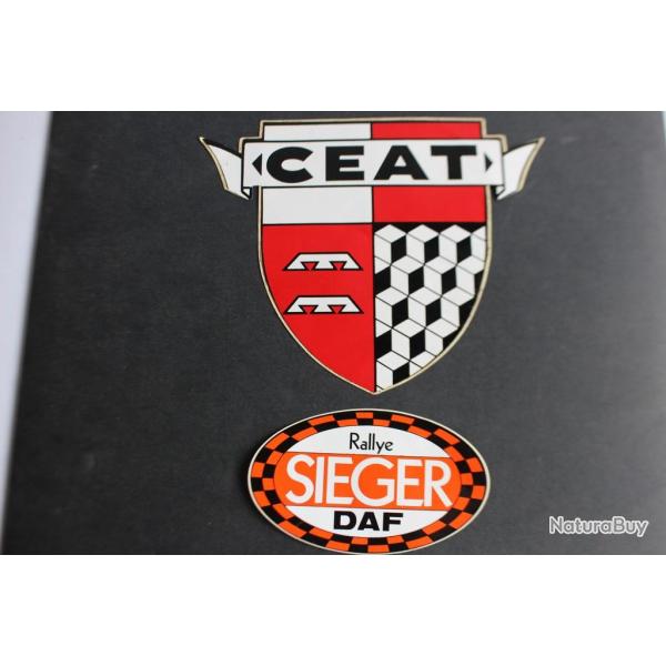 Autocollants automobiles Rallye Sieger DAF CEAT