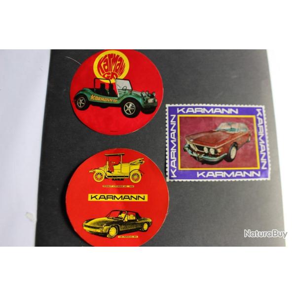 Autocollants automobiles Karmann
