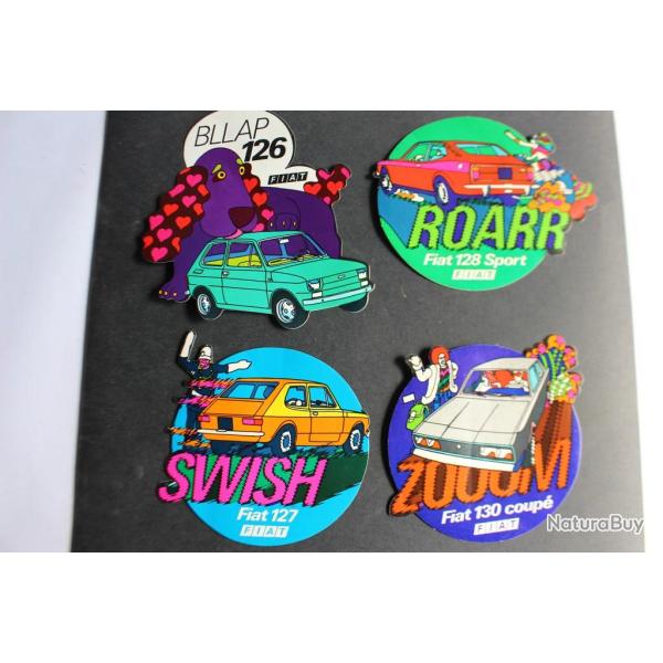 Autocollants automobiles Fiat