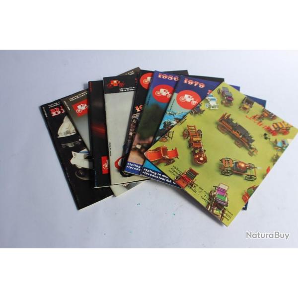Huit Catalogues jouet BRUMM 1976 - 1985