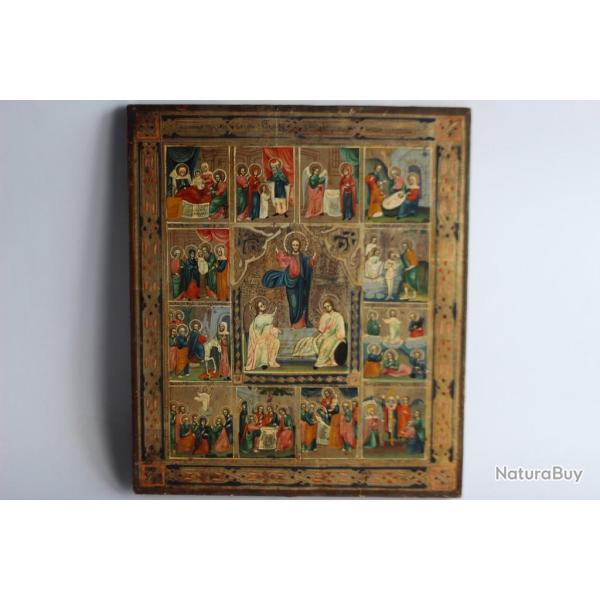 Ic�ne 12 grandes f�tes Russie XIXe si�cle