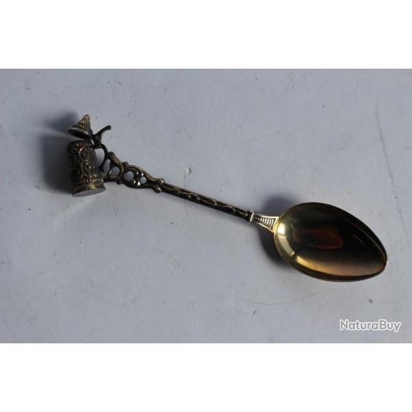 Petite cuill�re souvenir chope argent