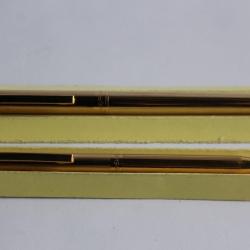 Sheaffer 270 Stylo plume + Stylo bille  plaqué or assortis