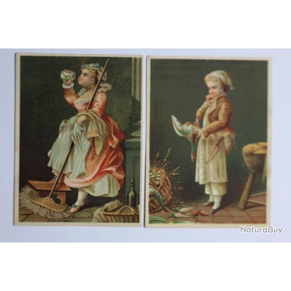 Chromos tarifs des p�t�s Grand h�tel des postes Charente