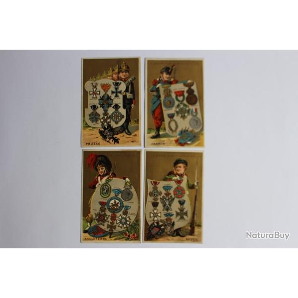 Chromo calendrier  A La Souveraine  Lyon 1882