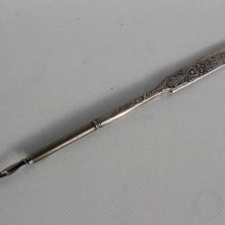 Porte plume argent Objets d'écritures