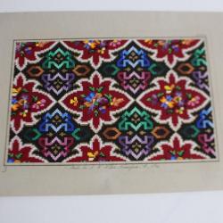 Carton tapisserie de Berlin L. W. Wittich XIXe siècle broderie couture