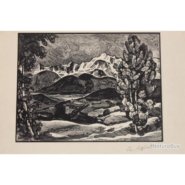 Bois grav� original A. Mairet