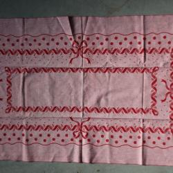 Nappe de restaurant coton tissé réversible