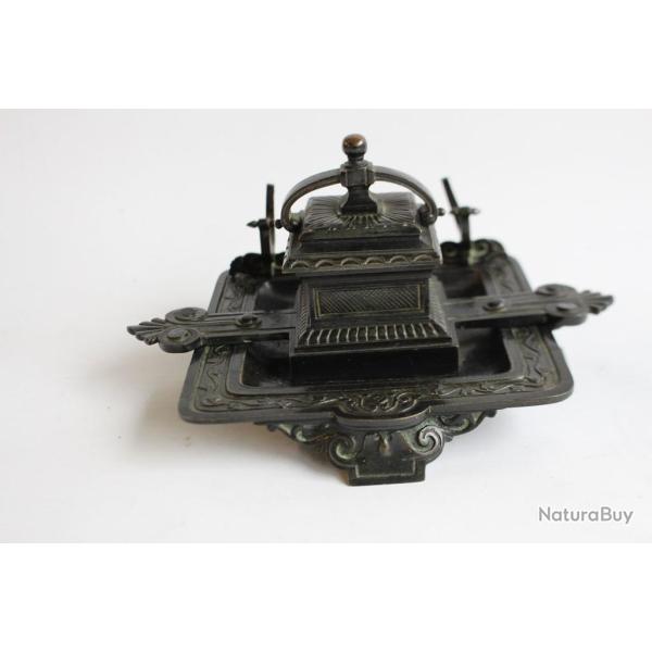 Encrier Bronze XIXe si�cle objets de bureau