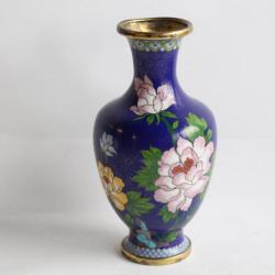 Vase &eacute;maux cloisonn&eacute;s Chine antiquit&eacute;s