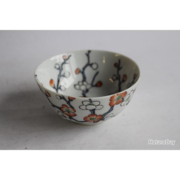 Bol porcelaine Chine Fleurs de cerisier Hong Kong