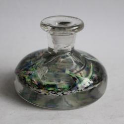 Ancien encrier en sulfure &eacute;criture bureau