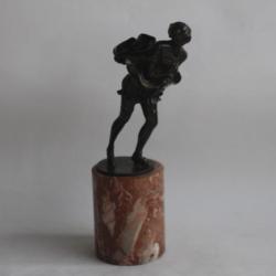 Statuette bronze femme &eacute;rotique