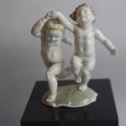 Enfants joueurs porcelaine Allemagne Hutschenreuther K. Tutter