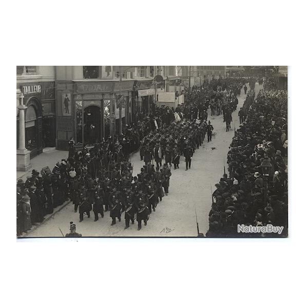 Carte postale H�rault 34 Montpellier D�fil� fun�raire rue de la Loge